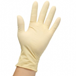 Surgical latex glove